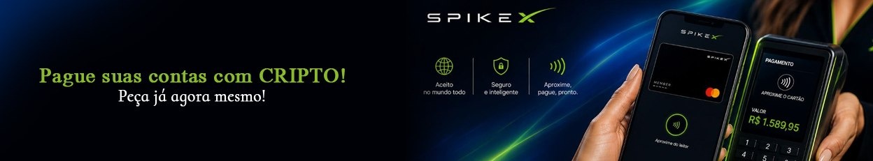 Pague suas contas com cripto - SPIKEX